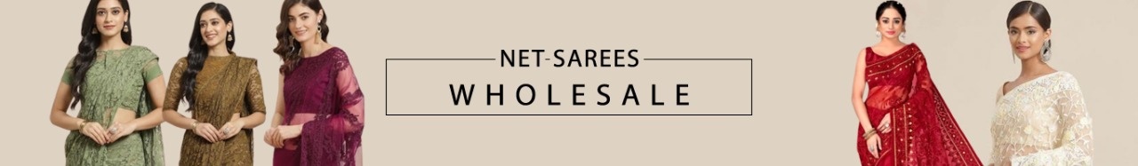 Wholesale Net Sarees Wholesale